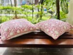 Varnika- Hand Block Printed Mauve Cotton Pillowcase - Image 5