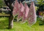 Varnika- Hand Block Printed Mauve Cotton Napkins (Set of 4,6) - Image 4