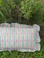 Reva- Peony Cotton Lumbar Pillowcase - Image 4