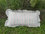 Reva- Peony Cotton Lumbar Pillowcase - Image 5