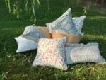 Reva- Peony Cotton Lumbar Pillowcase - Image 7