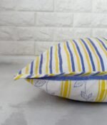 Kiran- Hand Block Print Sunflower Cotton Lumbar Pillowcase
