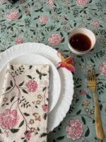 Reva-Hand Block Print Table cloth and Napkins set - Image 7