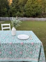 Reva-Hand Block Print Table cloth and Napkins set - Image 6
