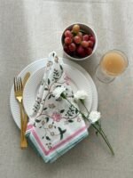 Reva-Hand Block Print Table cloth and Napkins set - Image 3